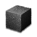 高密度炭塊粉末